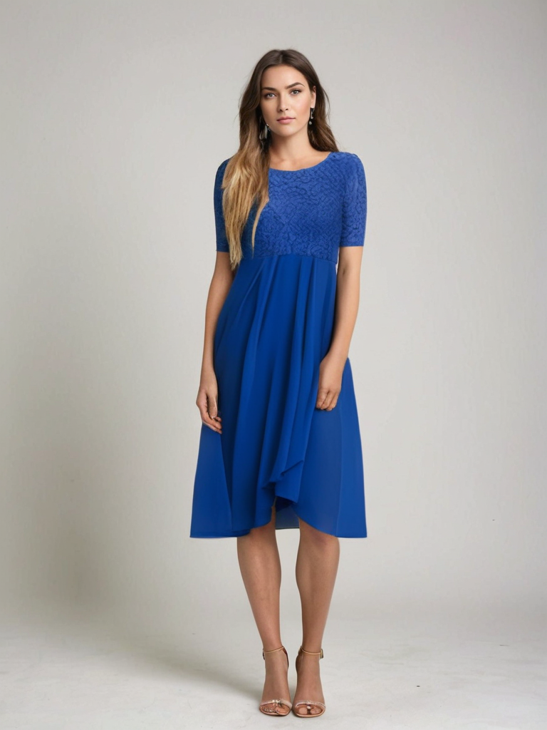 Jara | Sukienka Koronkowa Midi - Elegancja i Komfort