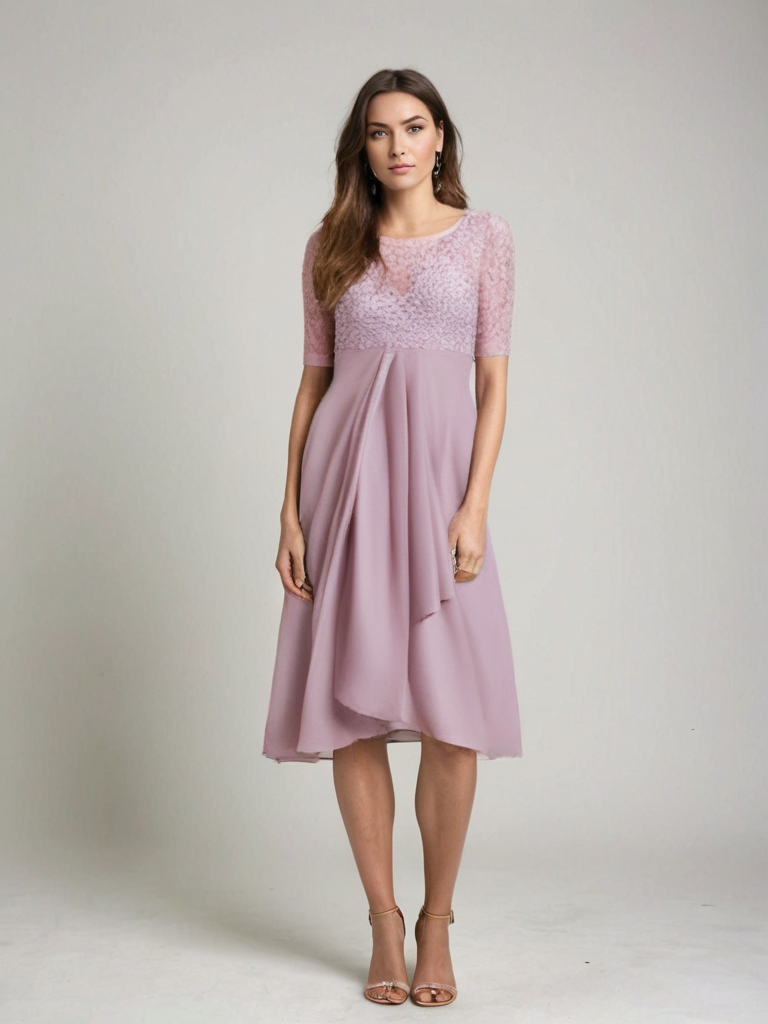 Jara | Sukienka Koronkowa Midi - Elegancja i Komfort
