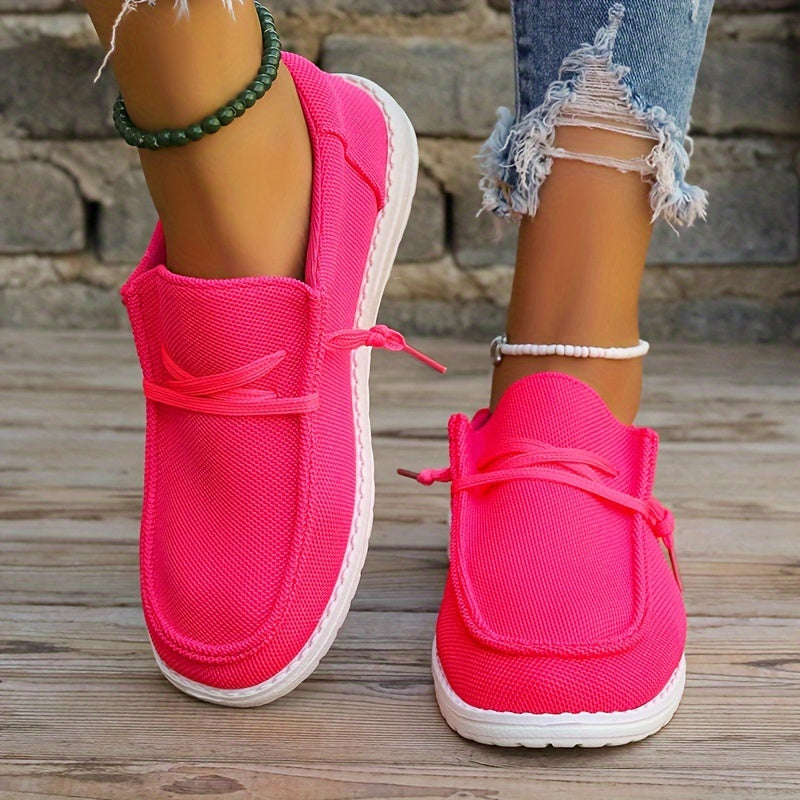 Letnie loafersy damskie - lekkie wsuwane buty casualowe z miękką podeszwą