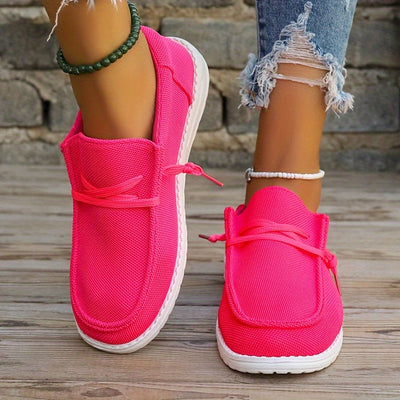Letnie loafersy damskie - lekkie wsuwane buty casualowe z miękką podeszwą