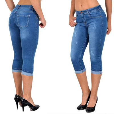 Jeansowe legginsy Emilie w dużych rozmiarach