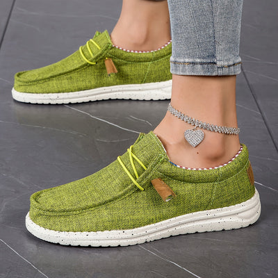 Letnie loafersy damskie - Lekkie buty wsuwane z miękką podeszwą