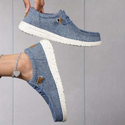 Letnie loafersy damskie - Lekkie buty wsuwane z miękką podeszwą
