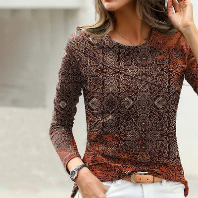 T-shirt z nadrukiem w stylu vintage