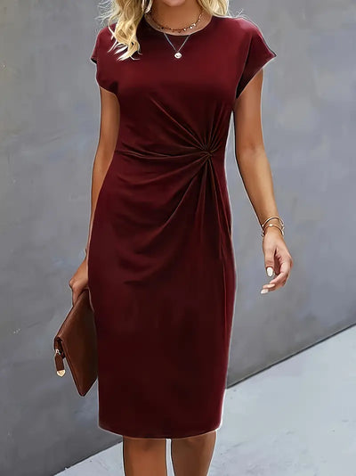 Casualowa sukienka z krótkim rękawem - Slim fit Bodycon Lato i moda na każdą porę roku