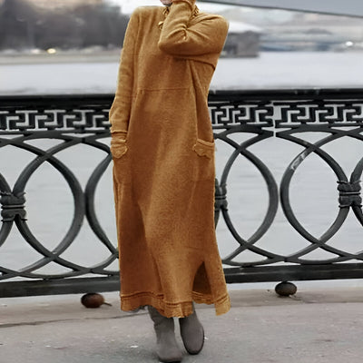 Emanuela™ - Elegancka, super miękka długa sukienka zimowa