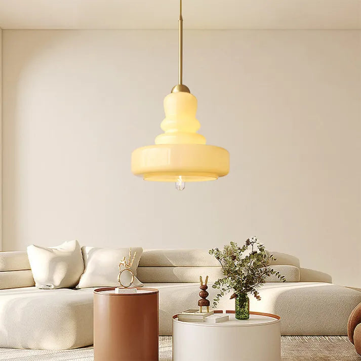 Designerska Lampa Wisząca ze Szkła Połączenie Minimalizmu i Elegancji