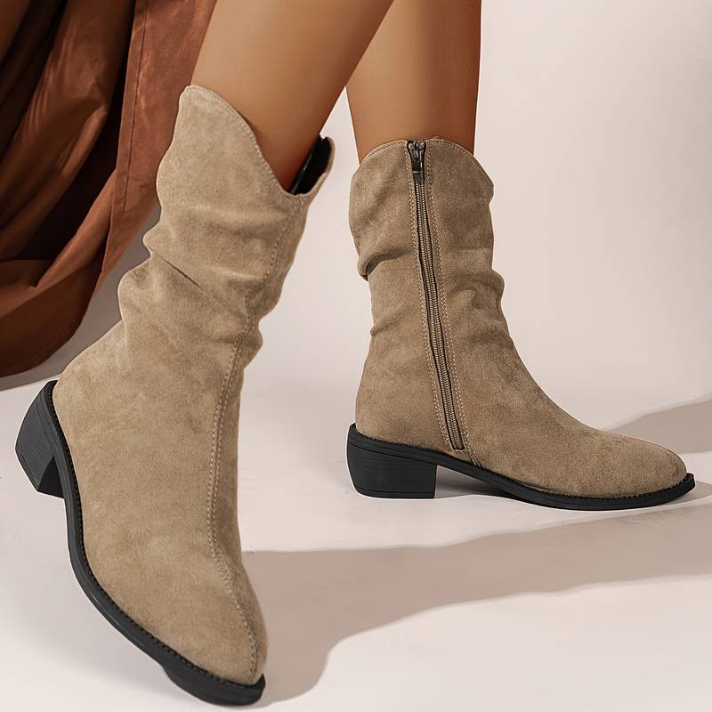 Greta - Damskie buty z mocnym, masywnym obcasem