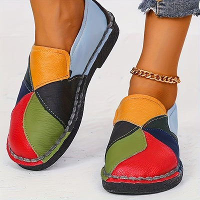 Ladies Colorblock Loafer - miękkie buty wsuwane, antypoślizgowe i wygodne