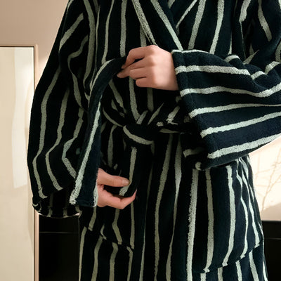 Szlafrok unisex Allure Stripe