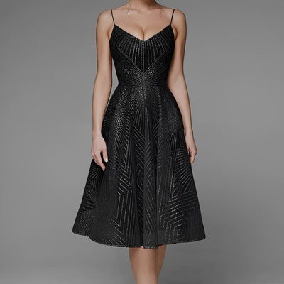 Symmetry Line Elegancka sukienka wieczorowa