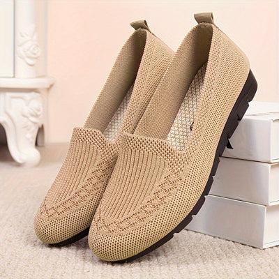 Damskie wsuwane mokasyny - lekkie i oddychające buty z siateczki