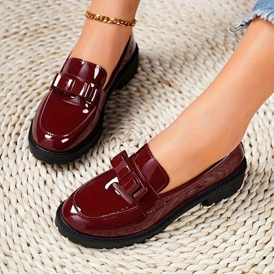 Bang Bother-Comfort, które można wygodnie z blokiem pięty, w stylu preppy