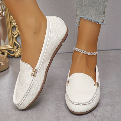 Letnie loafersy damskie - Wygodne buty wsuwane z miękką podeszwą
