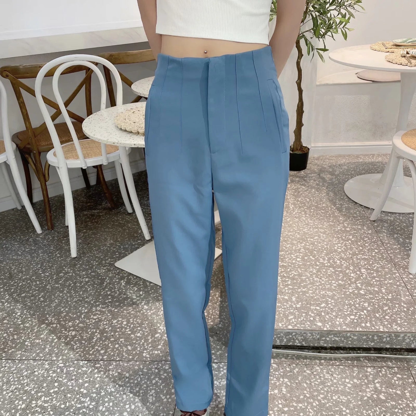 Solidnie eleganckie spodnie