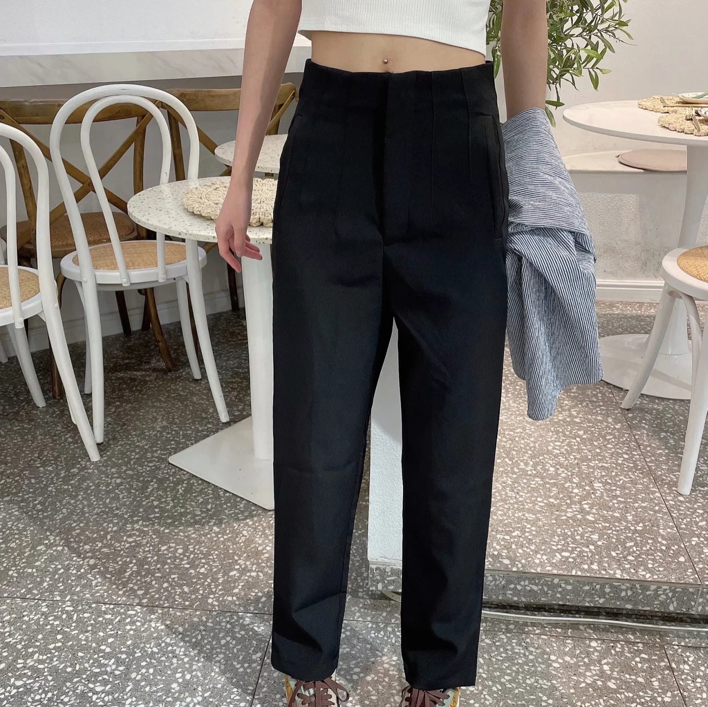Solidnie eleganckie spodnie