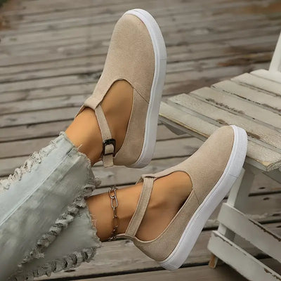 Damskie wsuwane loafersy - wygodne buty letnie z grubą podeszwą