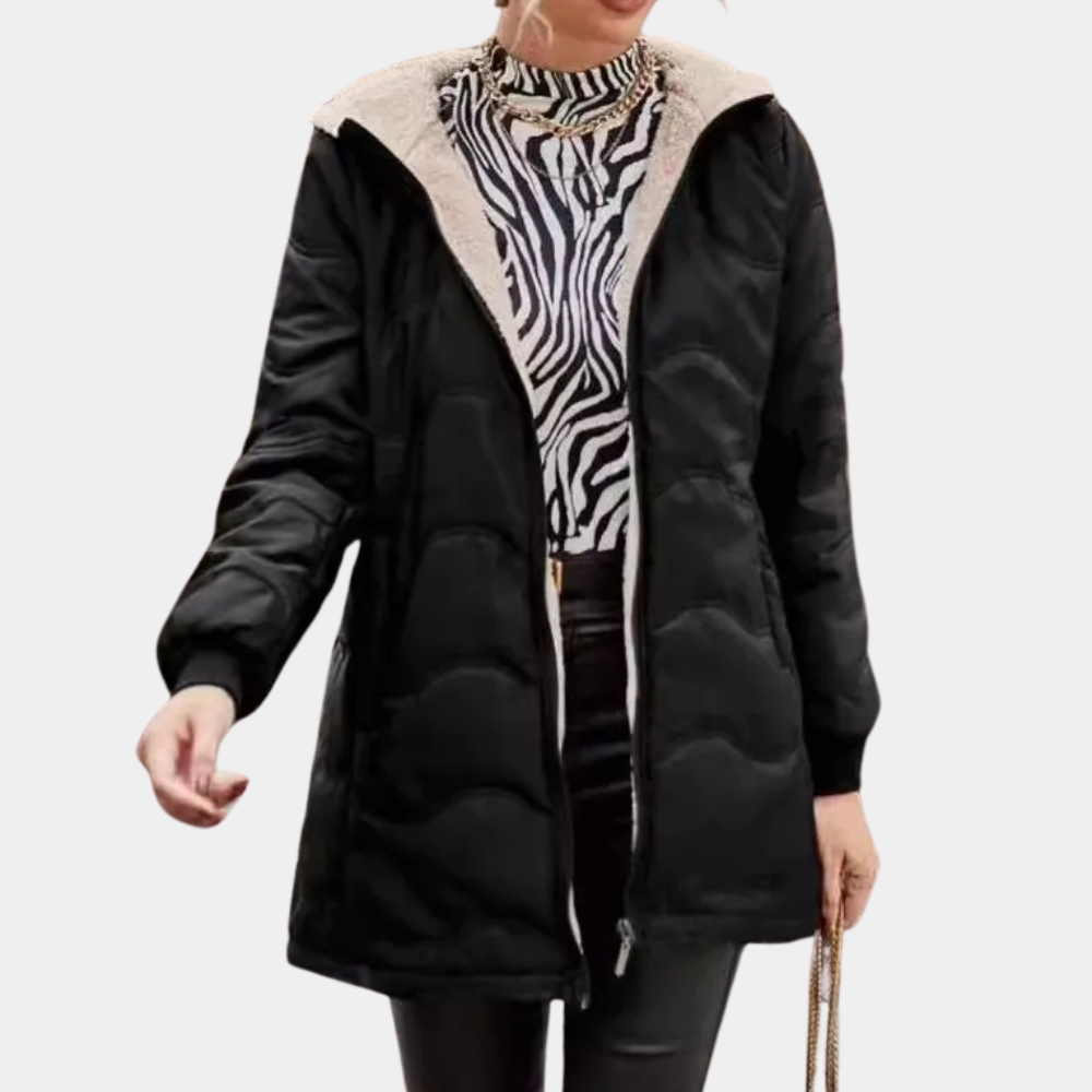 ALEYNA - Raffinato cappotto invernale da donna con un tocco di eleganza classica