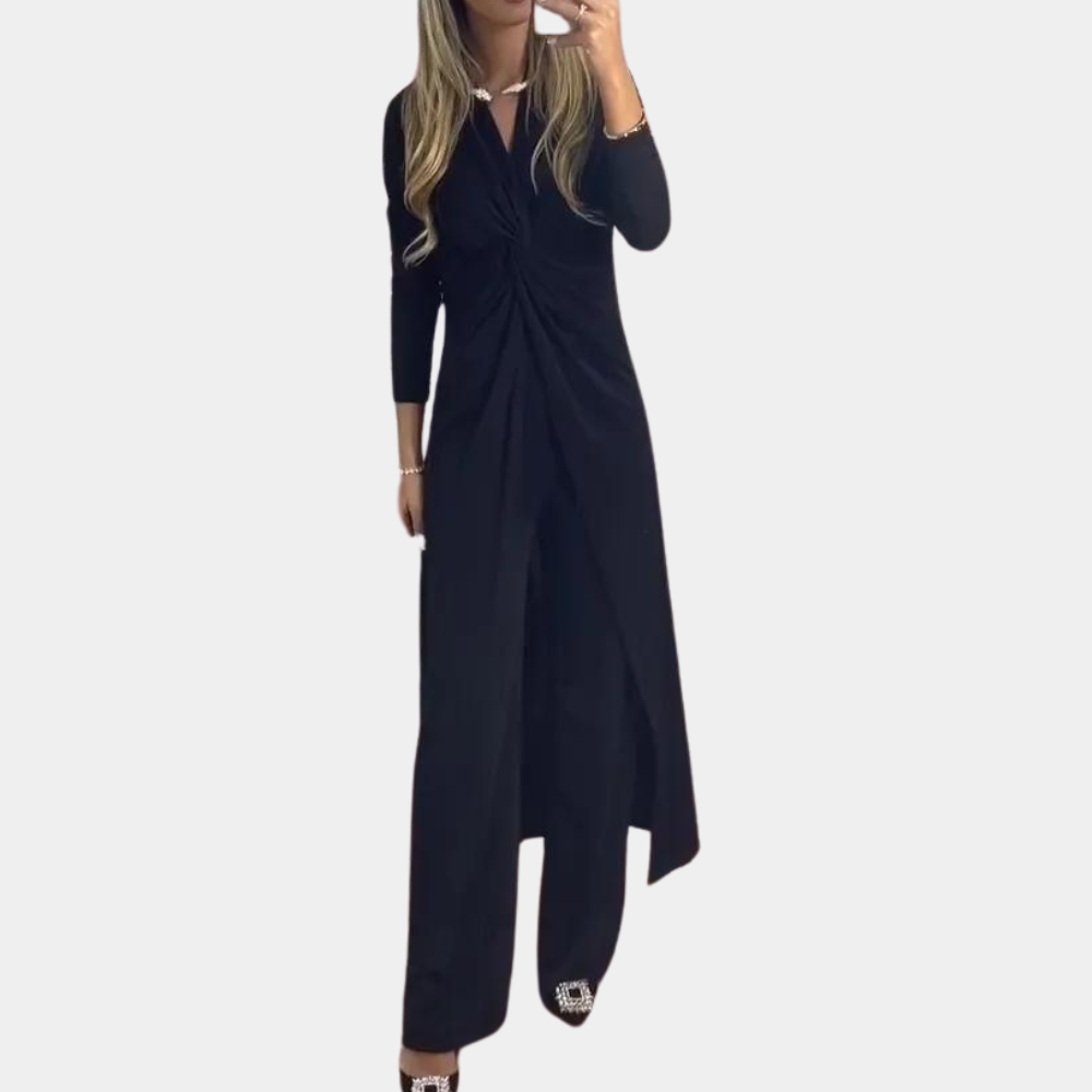 Alina - Elegancki zestaw damski w stylowym dwuczęściowym stroju