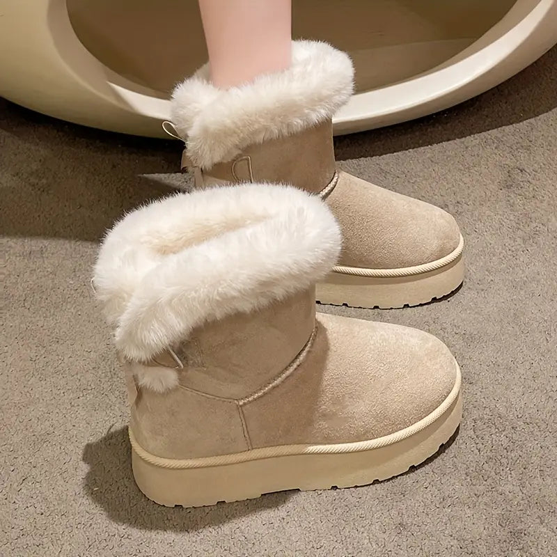 Damskie buty zimowe - podszyte polarem, ciepłe i wygodne
