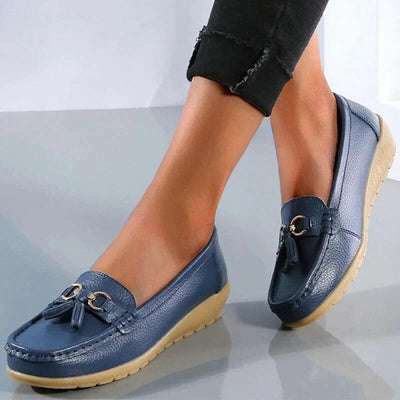 Aniela - Skórzane Loafers - Eleganckie i Wygodne