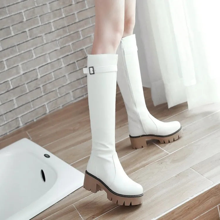 Kari - Nowe eleganckie botki zapinane z boku na zamek