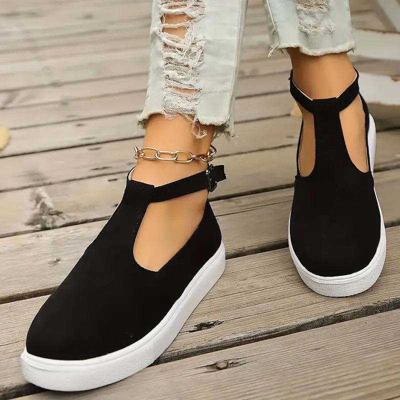 Damskie wsuwane loafersy - wygodne buty letnie z grubą podeszwą