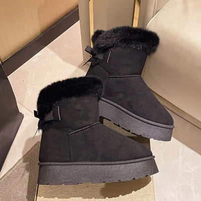 Damskie buty zimowe - podszyte polarem, ciepłe i wygodne
