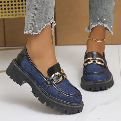 Preppy Preppy Mejczyki-Slip-On z gumową i geometryczną design