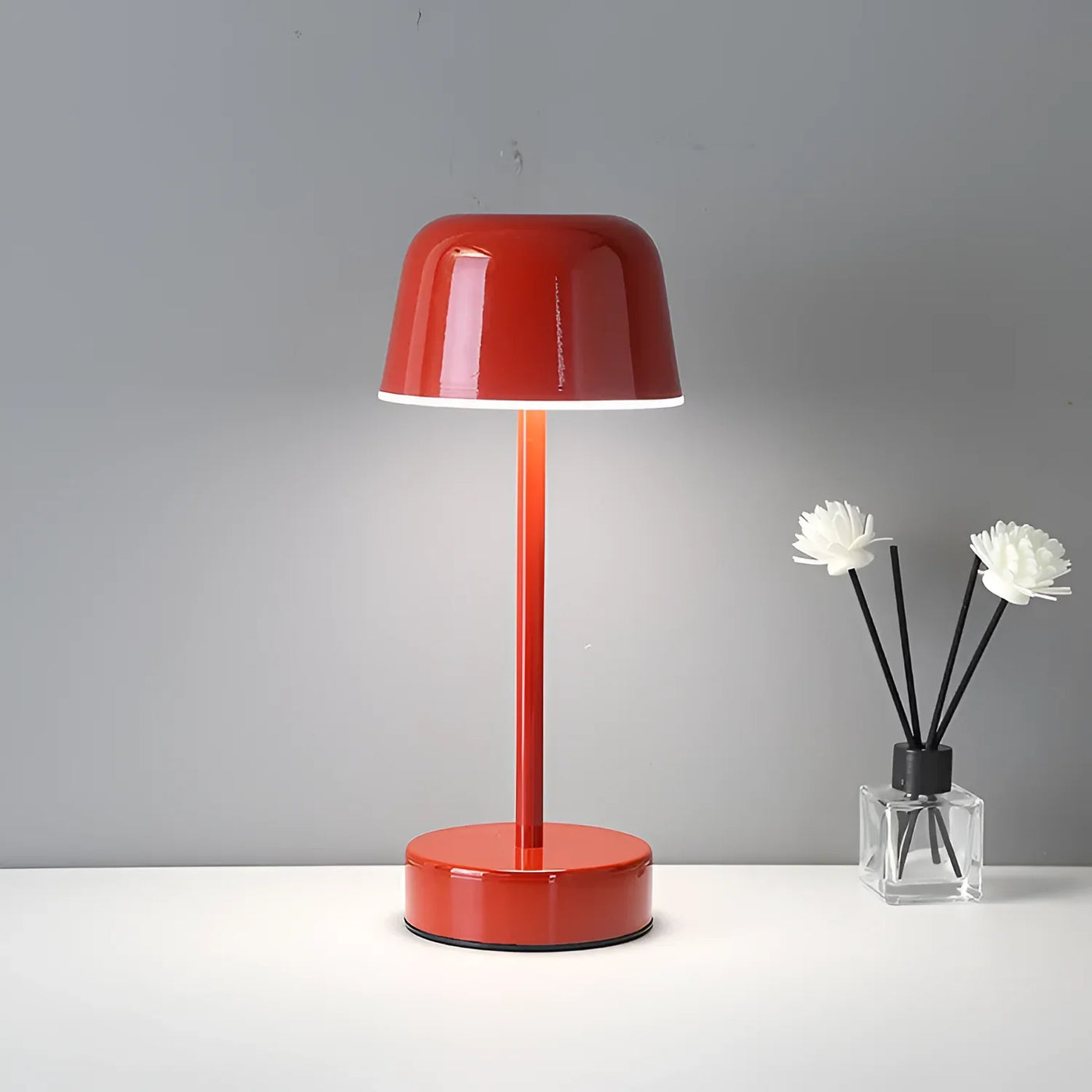 Kolorowa lampa stołowa LED w stylu retro, bezprzewodowa, USB