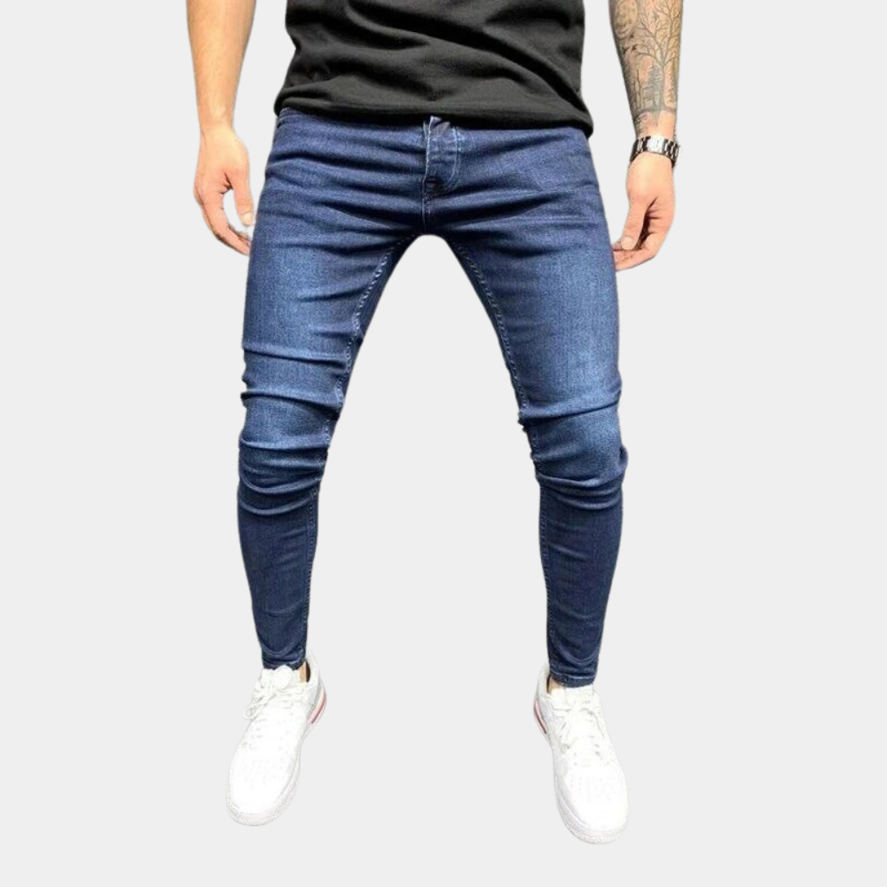 Aleksander - Modne męskie spodnie casualowe Skinny Fit