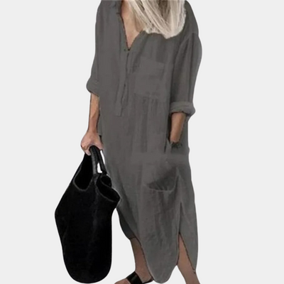 Andra - Elegancka i wygodna sukienka maxi dla kobiet