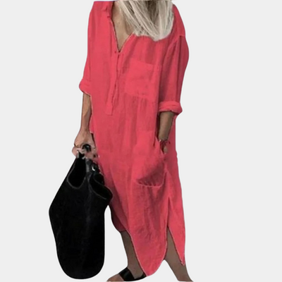 Andra - Elegancka i wygodna sukienka maxi dla kobiet