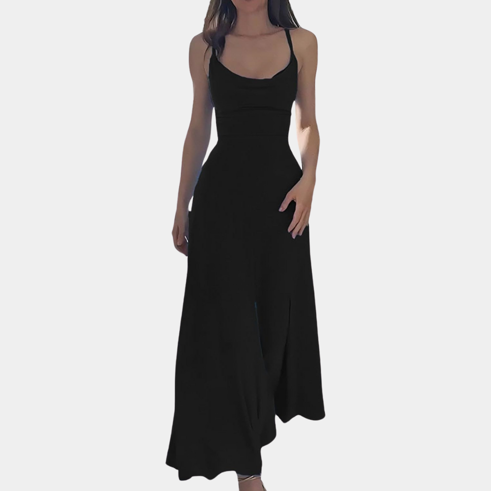 Cela - Elegancka luksusowa sukienka maxi dla kobiet
