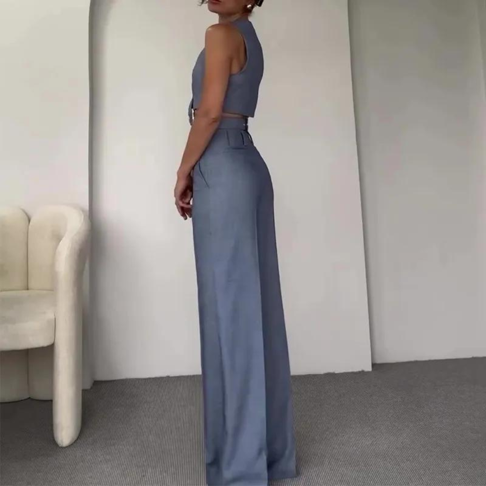 Aleyna - szykowny dwuczęściowy zestaw dla wyrafinowanego stylu
