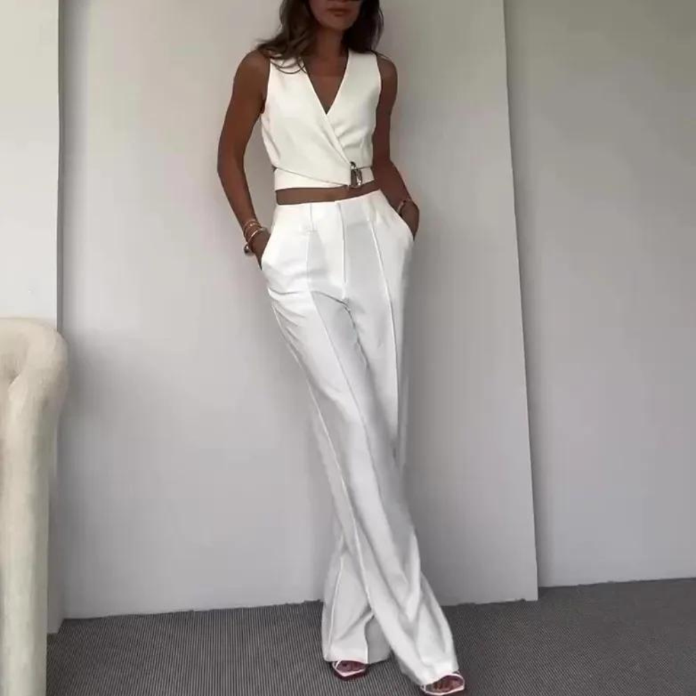 Aleyna - szykowny dwuczęściowy zestaw dla wyrafinowanego stylu