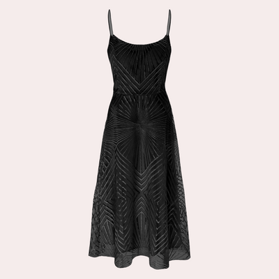 Blanca - Stylowa sukienka z eleganckimi odkrytymi plecami dla wyrafinowanego wyglądu