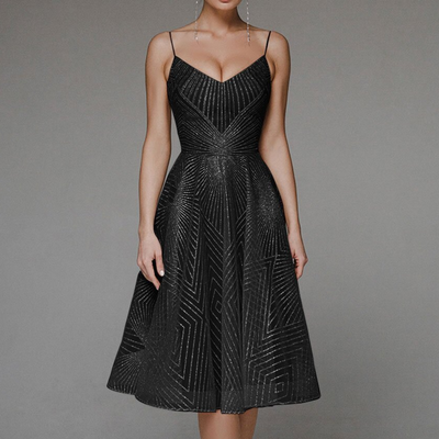 Blanca - Stylowa sukienka z eleganckimi odkrytymi plecami dla wyrafinowanego wyglądu