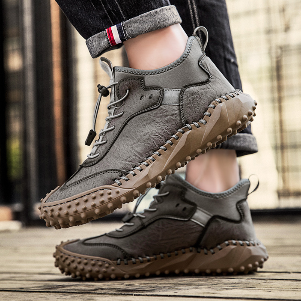 Atlatl - Eleganckie męskie buty outdoorowe o doskonałej przyczepności