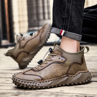 Atlatl - Eleganckie męskie buty outdoorowe o doskonałej przyczepności