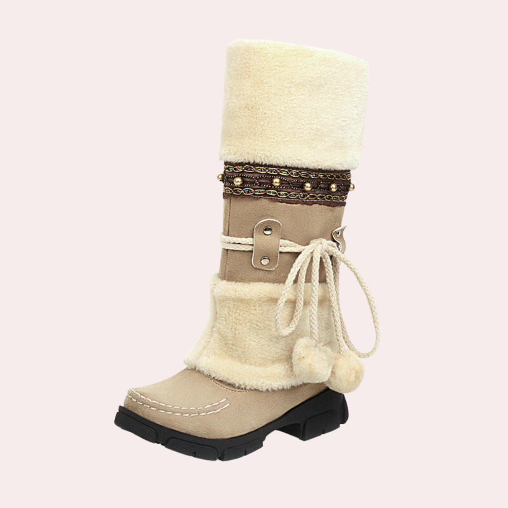 Angelia - Stylowe damskie buty śniegowe zapewniające doskonałe ciepło