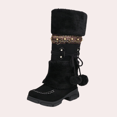 Angelia - Stylowe damskie buty śniegowe zapewniające doskonałe ciepło