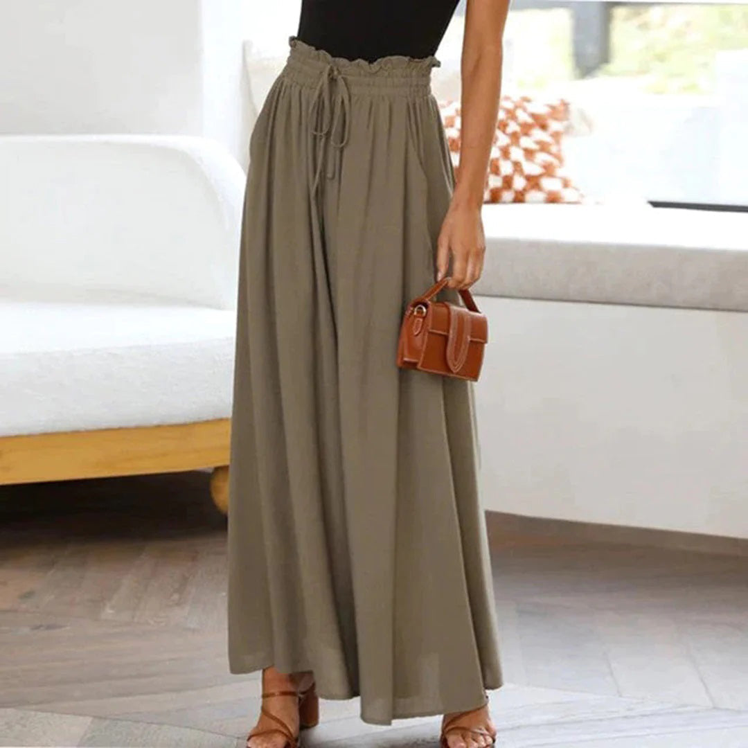 Alina - Eleganckie luźne spodnie
