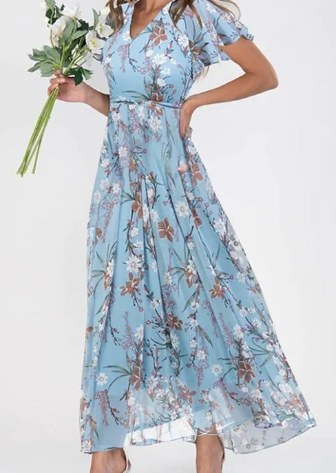 Letnia długa sukienka Daisy™ - żywe kolory zapewniają świeży i modny wygląd!