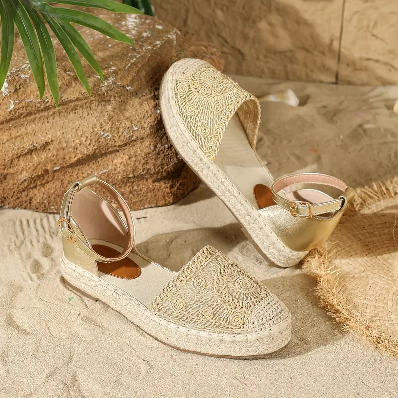 Letnie sandały espadrylowe dla kobiet