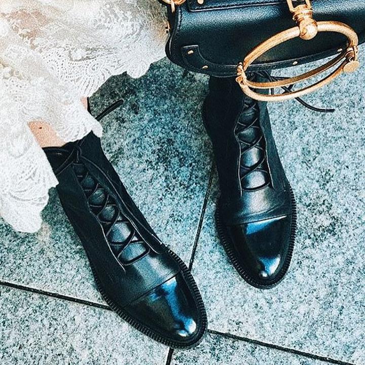 Annamaria™ - Wysokiej jakości buty z eleganckimi sznurowadłami