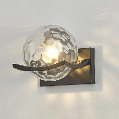 Elegancka Lampa Ścienna LED Szklana Konstrukcja i Przytulna Atmosfera