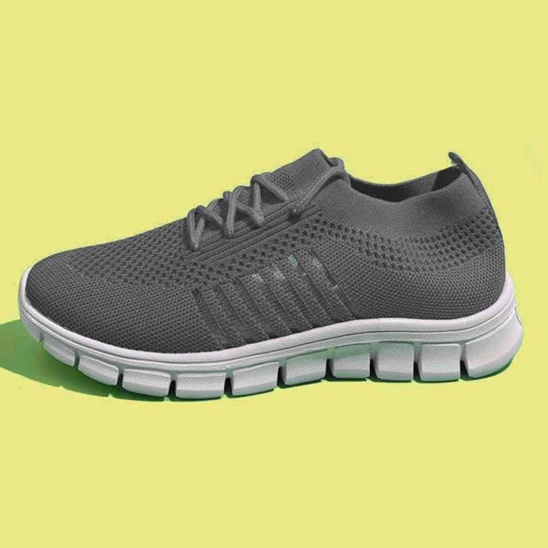 Damskie Sportowe Buty Sneakersy z Przewiewnej Siatki