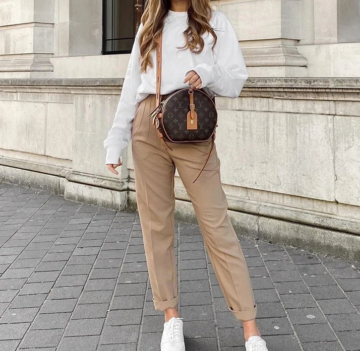 Solidnie eleganckie spodnie