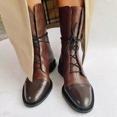 Alina - Klasyczne buty vintage z eleganckim obcasem